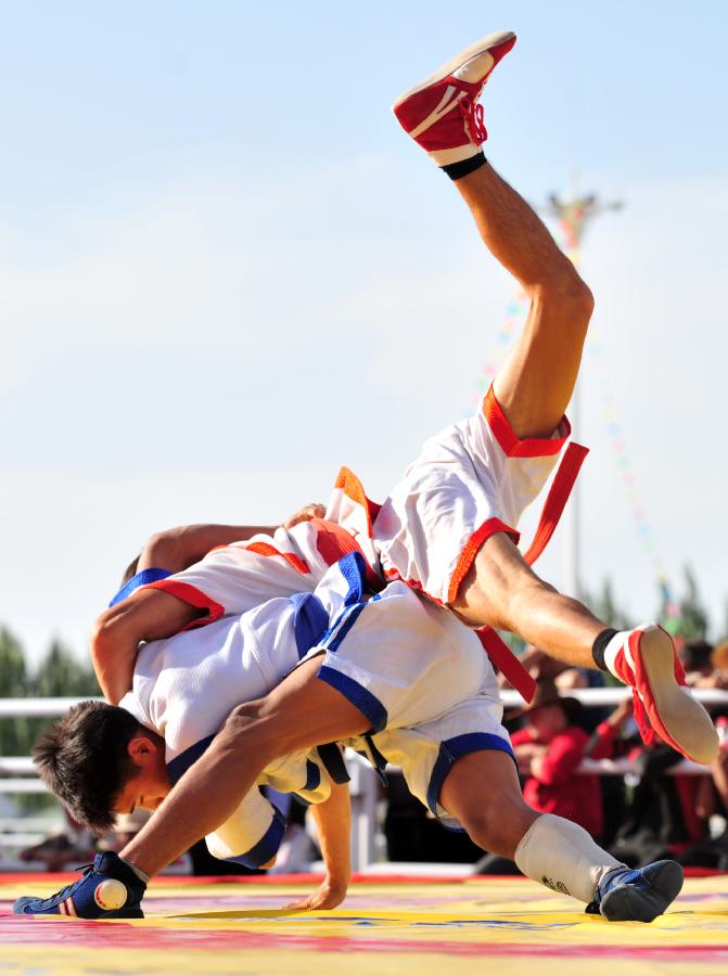 哈萨克式摔跤 - 中国民跤